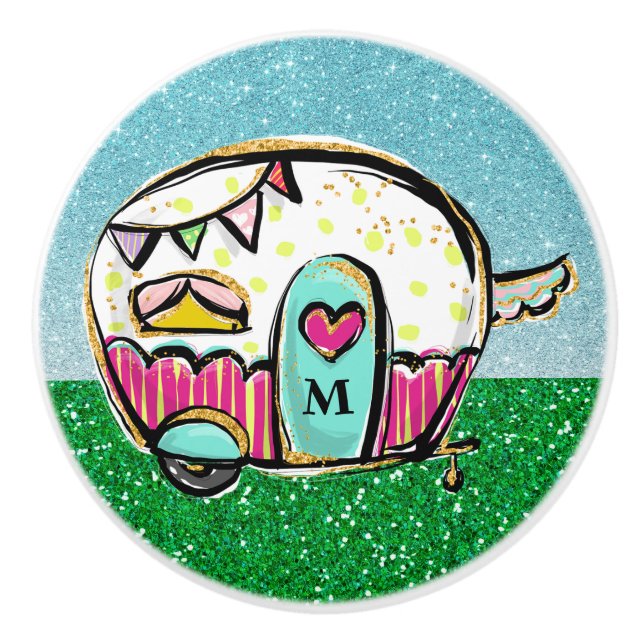 Camper Ceramic Knobs (Front)