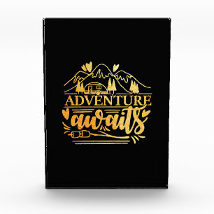Camper Gift Adventure Is Awaits Photo Block