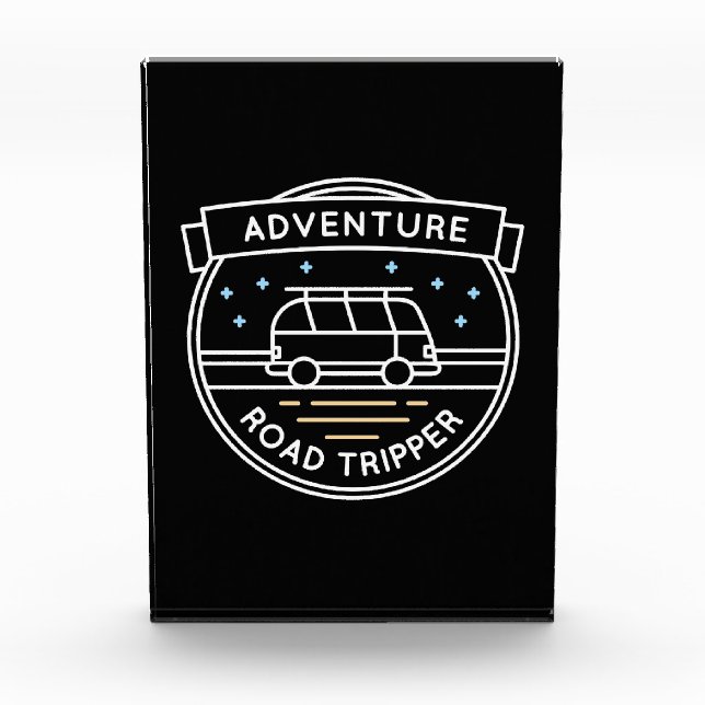 Camper Gift Adventure Road Tripper Photo Block (Front)
