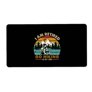 Camper Gift Go Hiking Is My Job Birthday