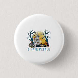 Camper Gift Hiking In Halloween Birthday 1 Inch Round Button