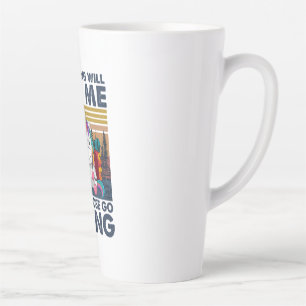 Camper Gift   I Choose Go Hiking Birthday Latte Mug