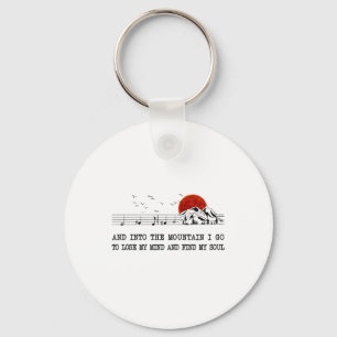 Camper Gift I Go To Find My Soul Birthday Keychain