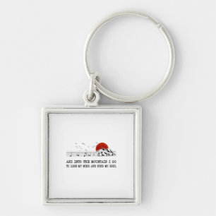 Camper Gift I Go To Find My Soul Birthday Keychain