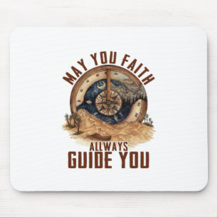 Camper Gift   May You Faith Allways Guild You Xmas Mouse Pad