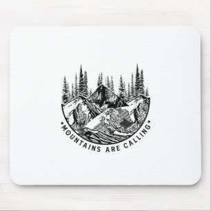 Camper Gift   Mountains Are Calling Birthday Mouse Pad