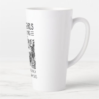 Camper Gift | Some Girls Go Hiking Birthday Latte Mug