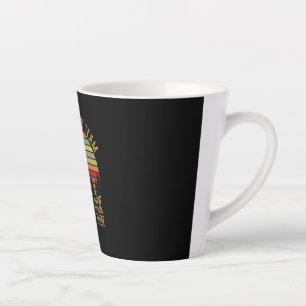 Camper Gift   Vintage Sloth Hiking Team Birthday Latte Mug