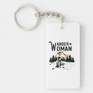 Camper Gift   Wander Woman Birthday Keychain