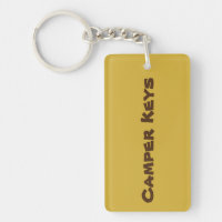 Camper Keys Vacation Rental Acrylic Keychain