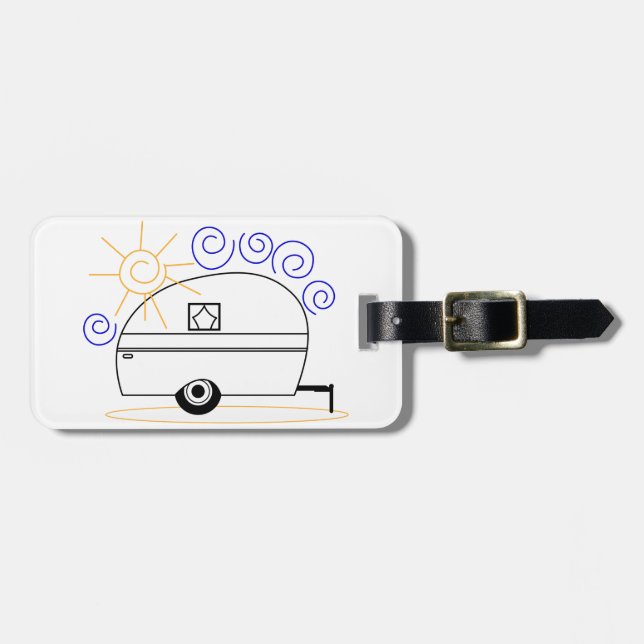 Camper Luggage Tag (Front Horizontal)