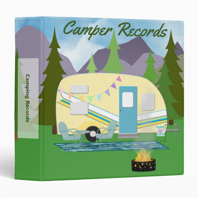 Camper Maintenance Information Binder (Front/Spine)