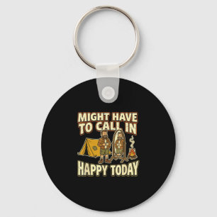 Camper might have to call in happy keychain