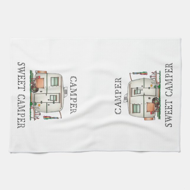 Camper or Motorhome Kitchen Towel (Horizontal)
