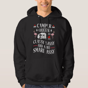Camper queen Funny Camping camper graphic minimali Hoodie