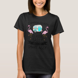 Camper Queen Sassy  For Women Rv Camping T-Shirt