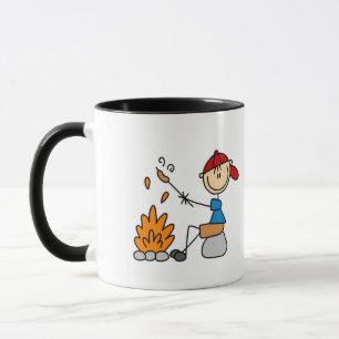 Camper Roasting Hot Dogs Tshirts and Gifts Mug