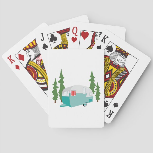 Camper Scene Playing Cards (Back)