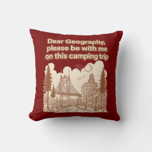 camper throw pillow