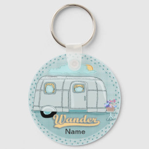 Camper Trailer Keychain