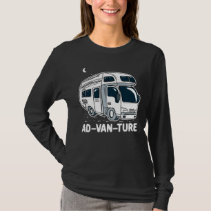 Camper Van Camping Adventure T-Shirt