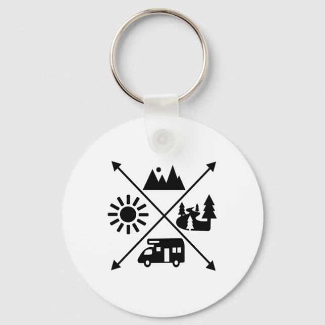 Camper Van Keychain (Front)