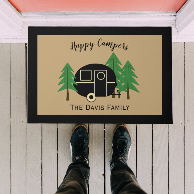Camper Van Tan and Black Doormat (Creator Uploaded)