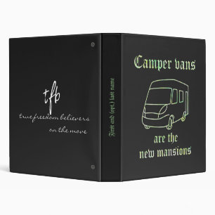 Camper Vans New Mansions YG Irid. 1" Pers. Binder