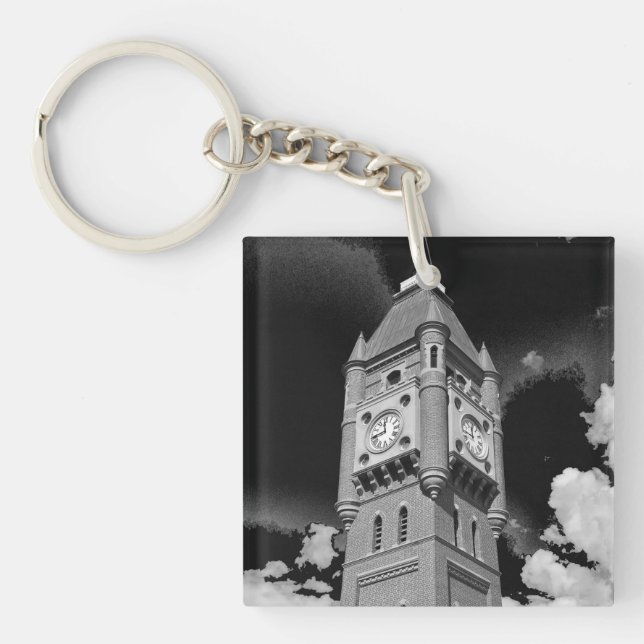 Camperdown Clock Tower Keeper of Time  Keychain (Front)