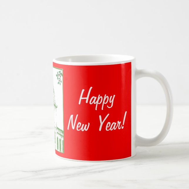 Camperdown Tower Christmas Mug (Right)