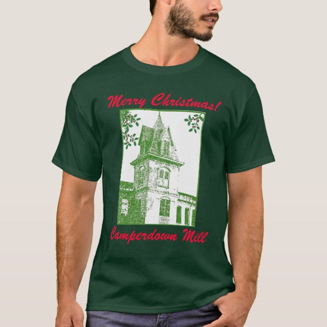 Camperdown Tower Christmas Tee (Front)