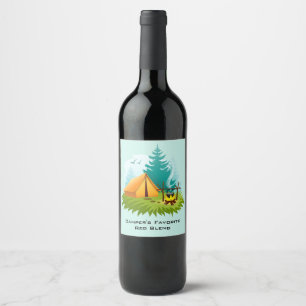 Camper's Favourite Blend Wine Label
