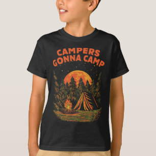 Campers Gonna Camp Summer Vacation Tropical Trip C T-Shirt