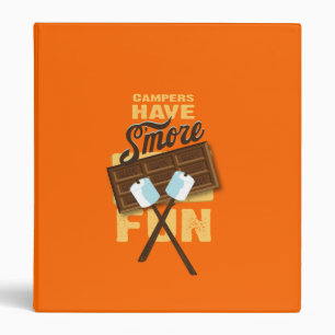 Campers Have S'more Fun Camp Scrapbook Binder