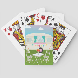 Campers Playing Cards