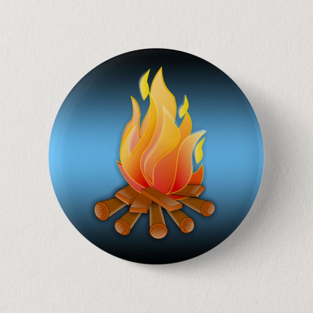 CAMPFIRE 2 INCH ROUND BUTTON (Front)