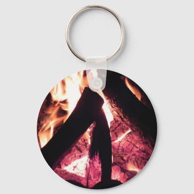Campfire at night keychain (Front)