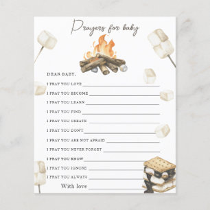 Campfire baby shower - Prayers for baby