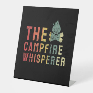 Campfire - Campfire Whisperer Pedestal Sign