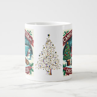 Campfire, Cocoa, and Christmas Cheer: Cozy Up for Large Coffee Mug