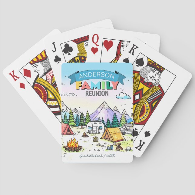 Campfire Coffee Family Reunion Favour ID1131 Playing Cards (Back)