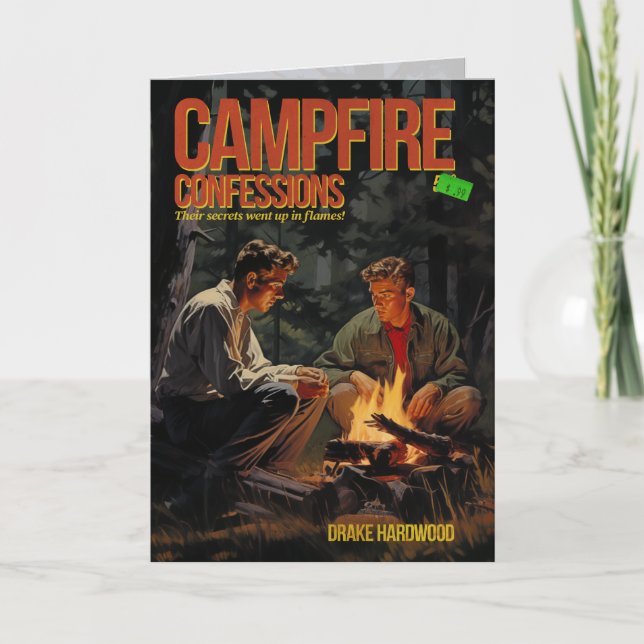 Campfire Confessions Pulp Fiction Carte de voeux (Devant)
