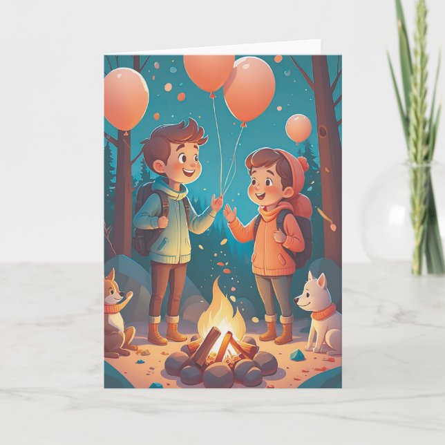 Campfire Daydreams Card (Front)