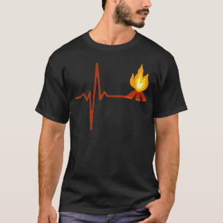 Campfire Heartbeat Camping 1 T-Shirt