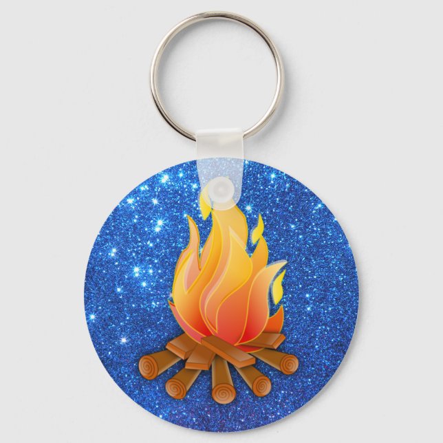 CAMPFIRE KEYCHAIN (Front)
