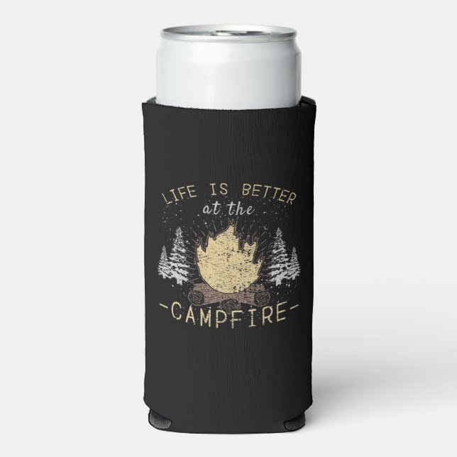 Campfire - Life Is Better By The Campfire Seltzer Can Cooler (Seltzer Front)