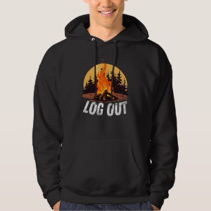Campfire LOG OUT & Relax! Hoodie