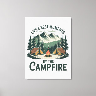 Campfire Moments Canvas Print
