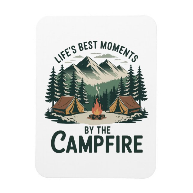 Campfire Moments Fridge  Magnet (Vertical)