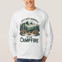 Campfire Moments Vintage Mountain Design Men’s